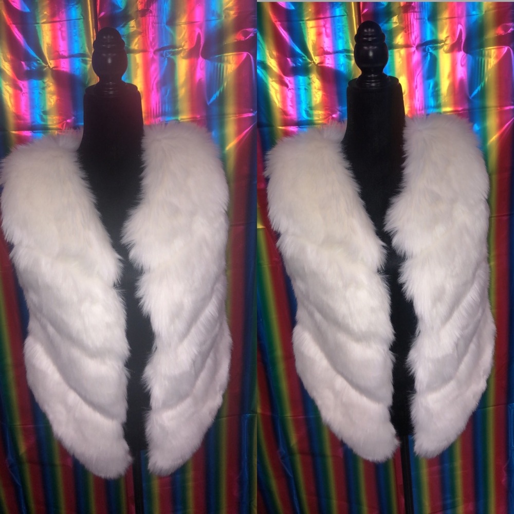 White Fur Vest